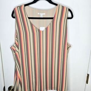 Cato Multicolor Striped Tank Top 22/24